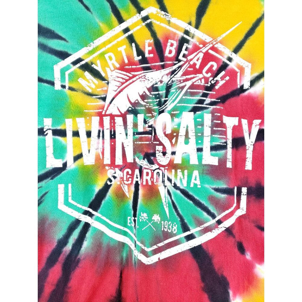 Myrtle Beach Tye Dye T-shirt Men's Size Medium Multi Color - Picture 4 of 7